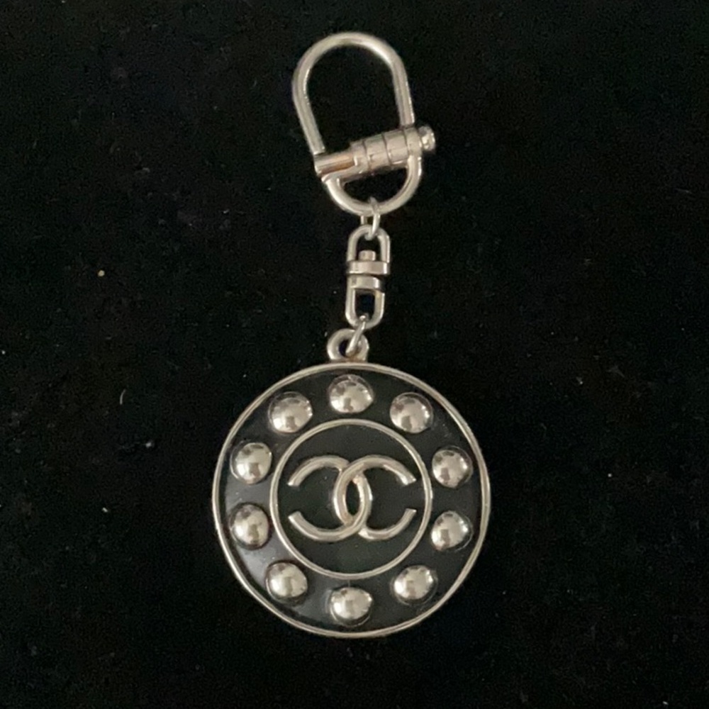 1994 Vintage CHANEL Gold Toned Byzantine CC Medallion Charm